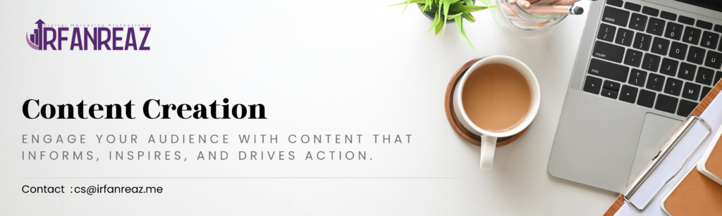 Creative content solutions including blogs, copywriting, and product detail.