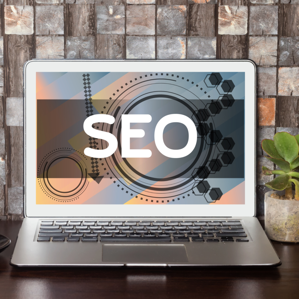 Search engine optimization process illustration big banner