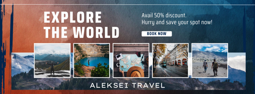 Portfolio image worked for a travel and tour company project by Irfan Reaz