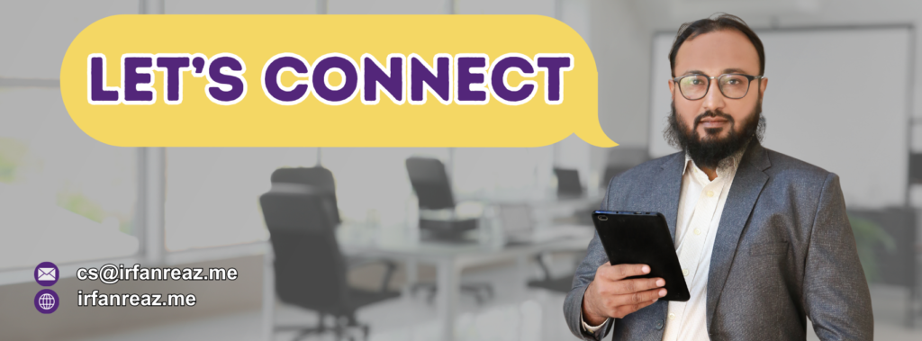 Contact Irfan Reaz for digital marketing solutions banner
